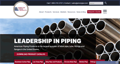 Desktop Screenshot of amerpipe.com