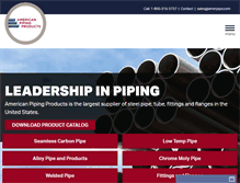 Tablet Screenshot of amerpipe.com